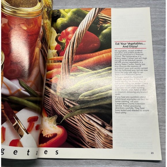 Vintage Kerr Home Canning Freezing Book 1990 Soft Cover Recipes How To Glossary - Picture 4 of 11